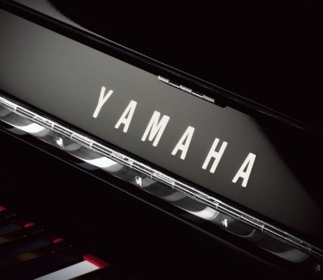 Yamaha piano close-up